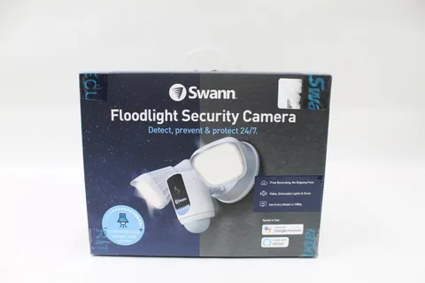 Swann Wi-Fi 1080p Waterproof Floodlight Security Camera, SWIFI-FLOCAM2W-US