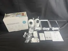 Pan Tilt Solar Powered Security Camera DL201 100% Wire-Free 2 Cameras W/Solar
