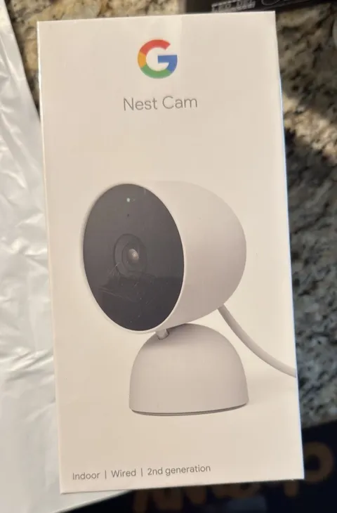 New Sealed Google Nest Cam 2nd Gen Indoor Wired Smart Home Security Camera 