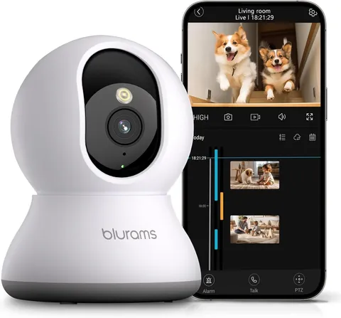 5G Pet 2K, 360° PTZ Dog with App, Indoor Cameras for Home w/Dual-Band WiFi6, ...