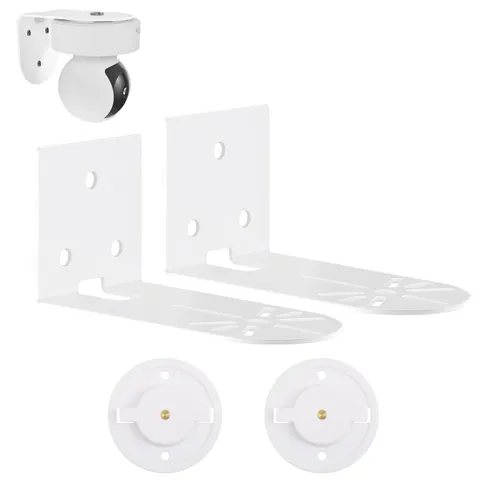 2 Pack Metal Wall Mount For Kasa Tapo Indoor Pan Tilt Security Camera Kit