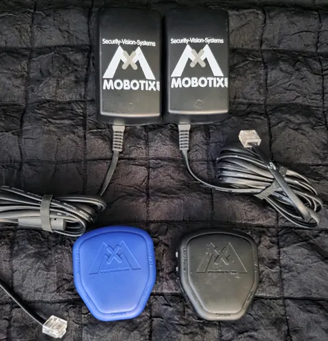 MOBOTIX MX-NPA-PoE-INT-Set Power Adapter PoE Injector Set Lot of 2 w/AC Supplies