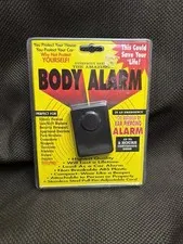 DAC Technologies Personal Attack Alarm 130dB Black Stainless Steel Pull Pin