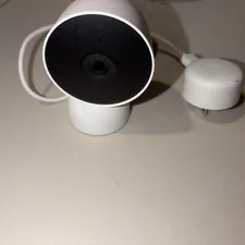 Google Nest Security Cam Indoor 1080p Wired 2nd Generation (White Snow) GJQ9T
