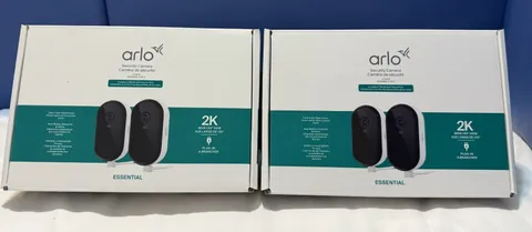 Arlo Essential 3rd GEN - 2K Outdoor Security Camera White - 4 Cameras (VMC3281)