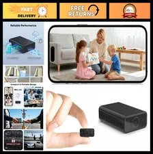 1080p HD Mini Camera - Wireless WiFi, Night Vision, App Control, Portable Pet Ca