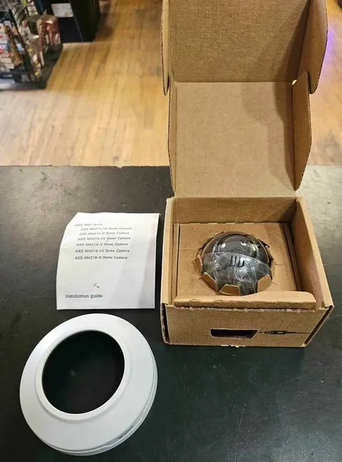 NEW AXIS M4218-LV 8MP UNDOOR NETWORK DOME CAMERA W/ NIGHT VISION