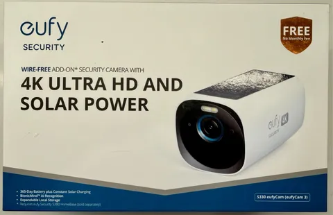 eufyCam S330 eufyCam 3 Security Camera - 4K Outdoor Wireless Solar Powered T8160