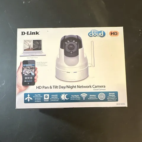D-Link DCS-5222L HD Pan/Tilt Day/Night Wireless Network Camera Wi-Fi mydlink