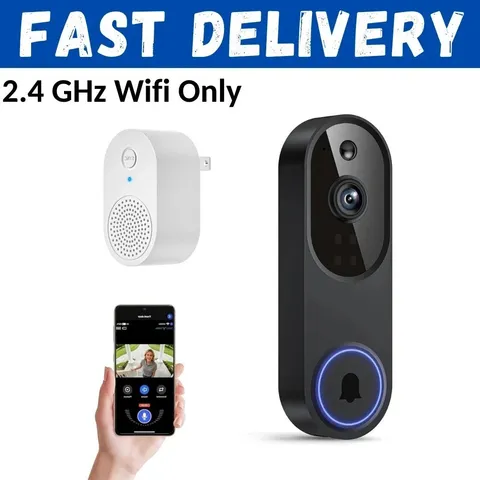 Ring Video Doorbell 1080p HD Camera WI-FI Night Vision Motion Detection Wireles