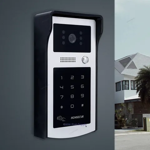 Video Doorbell Camera Intercom System Outdoor Camera Digital Password RFID Entry