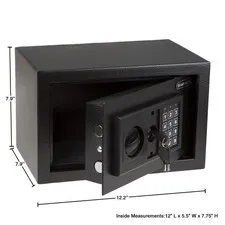 Fire Resistant Steel Digital Safe Box with Keypad, Anti-Theft Alarm and Manua...