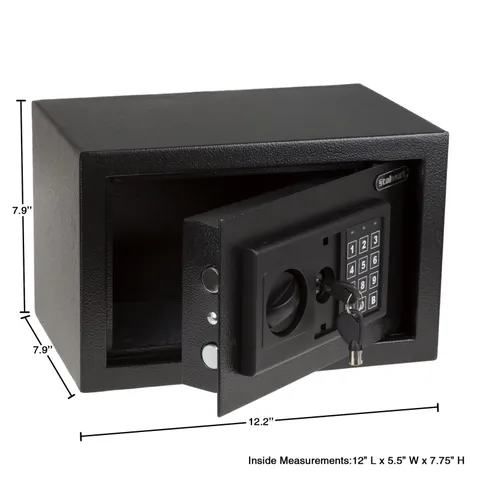 Fire Resistant Steel Digital Safe Box with Keypad, Anti-Theft Alarm and Manua...