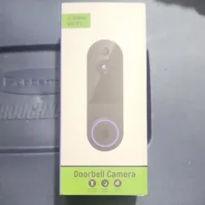 Camtro T52 Wireless Wi-Fi Doorbell Camera 1080p Night Vision 2-Way Audio Black