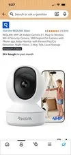 Reolink E1 4MP Indoor WiFi IP Camera 360° Night Vision 2-Way Audio White