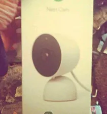 New Google Nest Cam 2K 3rd Gen Indoor Wired Security Camera Snow GA09973-US