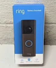 Ring Battery Doorbell 2nd Gen Retinal 2K Wide-Angle Video 6x Zoom Matte Mocha