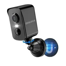 Magnetic Security Cameras Wireless Outdoor, 2K Pan Rotating 300° Battery Powe...