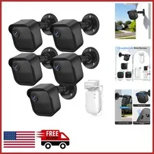 Blink Outdoor Camera Mounts 5 Pack Weatherproof Adjustable Housing Black