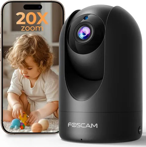 Home Security Camera R4S 4MP Wifi IP Camera,Wireless Baby Monitor with AI Human