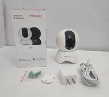 Foscam R5 5MP WiFi IP Camera Pan Tilt Alexa Night Vision Open Box