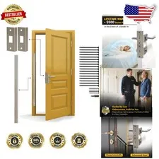 Door Armor MINI 3-Pc Door Reinforcement Kit - Steel Anti-Kick-in Protection