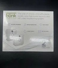 Blink Motion Detection Indoor Home Security 2 Camera System White New Open Box