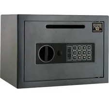 Paragon Drop Safe Electronic Deposit Box Digital Keypad Cash Safe w/ Keys
