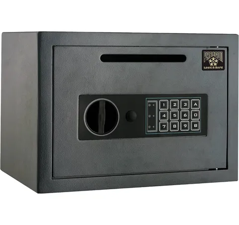 Paragon Drop Safe Electronic Deposit Box Digital Keypad Cash Safe w/ Keys