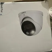Lorex H13 E893DD Outdoor 4K Ultra HD Smart Deterrence IP Dome Camera 2 Way Talk