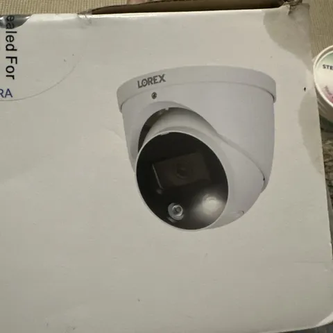 Lorex H13 E893DD Outdoor 4K Ultra HD Smart Deterrence IP Dome Camera 2 Way Talk
