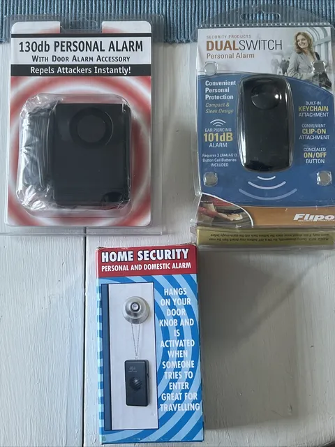 Personal Security Alarms NEW Lot Of 3