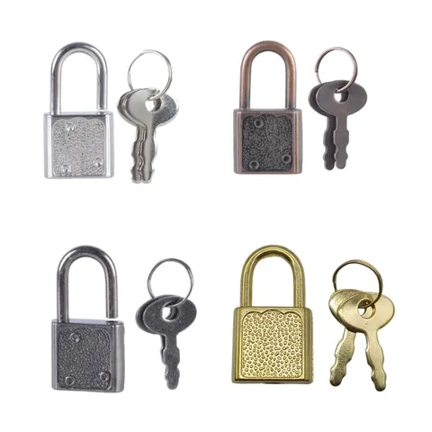 5Pcs Diary Padlocks Key Lock Zincs Alloy Locker Padlock With Key Easy to Use