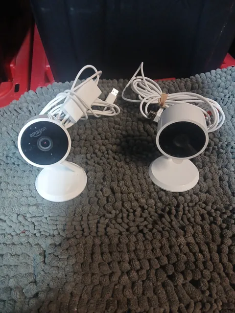Lot of 2 Amazon Cloud Cam 1080P Indoor Security Camera System Alexa PB04JL
