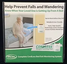 SMART CAREGIVER Cordless Bed Exit Monitoring System Alarm With Bed Pressure