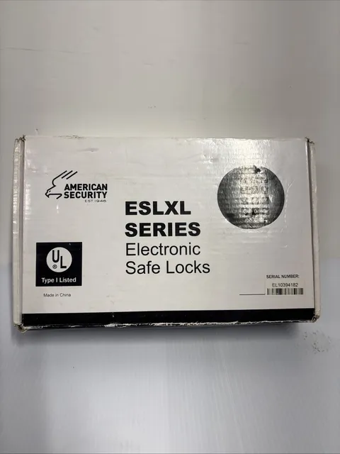 Amsec ESL10 - ESL10XL - American Security - Electronic Safe Lock Kit - Black