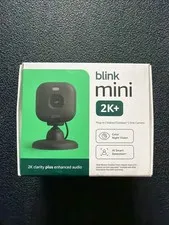 Blink - Mini 2K+ Compact plug-in security camera, 2K video resolution, Black