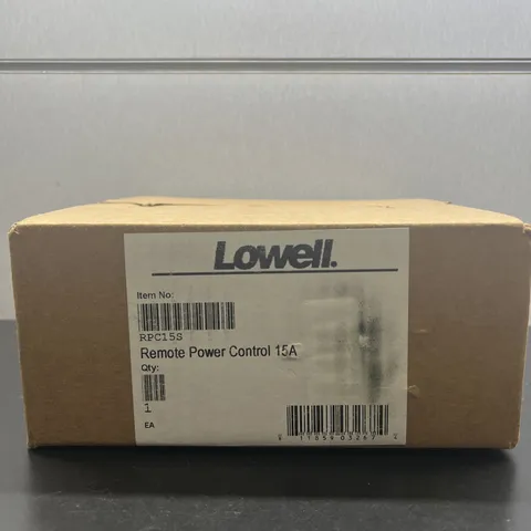 NEW Sealed Lowell RPC-15 15A Low Voltage Remote Power Control
