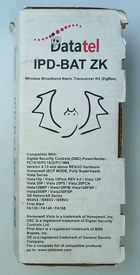IPDATATEL IPD-BAT ZK Wireless Broadband Alarm Transceiver Kiy (ZigBee)