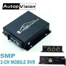 2CH MINI mobile dvr Real-time HD 1080P 2 Channel SD DVR with remote control