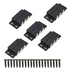 Magnetic Reed Switch Normally Open Closed 5 Sets Black ABS Security Alarm Sensor