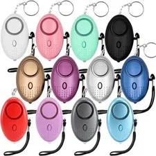Safe Sound Personal Alarm 12 Packs 140DB Personal Security Alarm Keychain