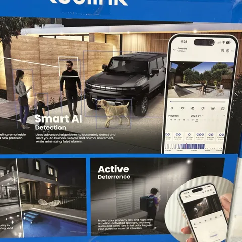 New Reolink Pro Series 4K+ 16-Channel 4TB 8 12MP CamWired Security Camera System