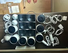 Google Nest Indoor/outdoor camera bundle with lots of extras.