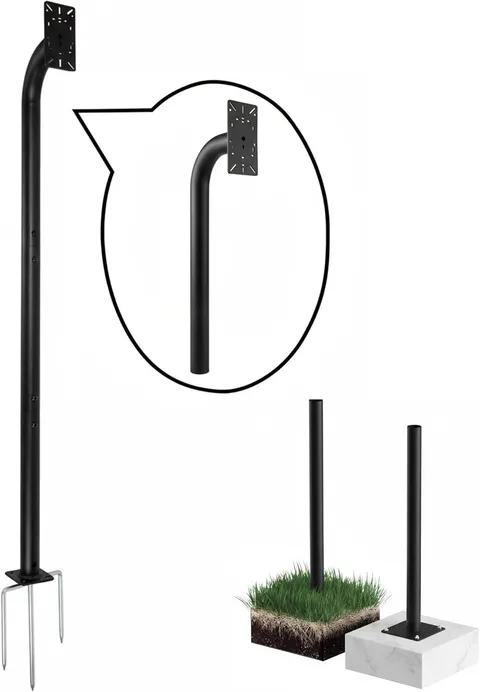 66" Heavy-Duty Aluminum Keyboard Post Mount, Two Installation OPTIONS KEYPAD