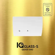 Qolsys IQ Wireless S-Line Encrypted Glass Break Sensor - White (QS1431-840)