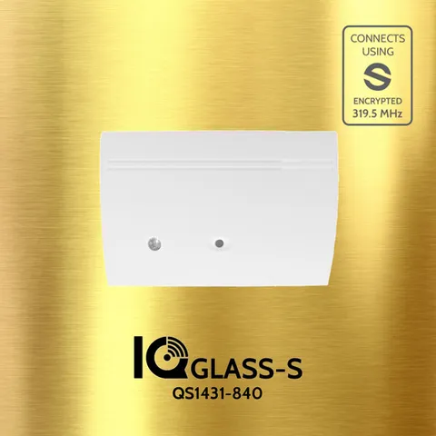 Qolsys IQ Wireless S-Line Encrypted Glass Break Sensor - White (QS1431-840)