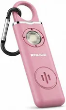 Police Personal Alarm Rechargeable LED Flashlight Self Defense Safety Keychain