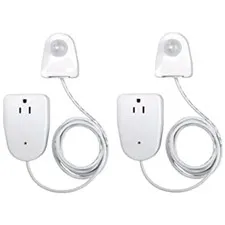Pair of Corded Motion Sensor Light Controls