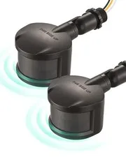 2 Pack 180° Motion Sensor, Adjustable Time/Range to 60FT, Brown